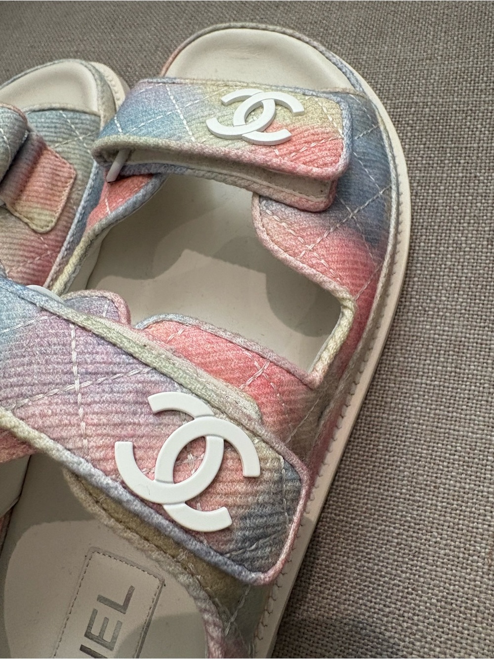 CHANEL Rainbow Dad Sandals - Picture 8 of 16